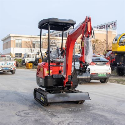 موتور ژاپنی کرولر مینی حفاری هیدرولیک بوم سوینگ 1.8 تن مینی حفاری