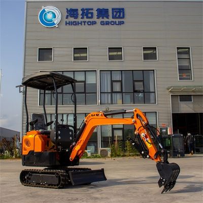 تعمیر باغ بیل مکانیکی 1t Mini Digger کم مصرف Hightop Ht10