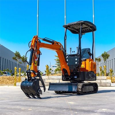 مینی بیل مکانیکی موتور CE EURO5 HT10G Compact Mini Digger 360 Rotate