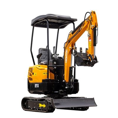 موتور CE EURO5 مینی بیل مکانیکی 1300 کیلوگرمی HT13 Compact Mini Digger