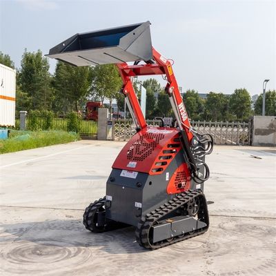 سرعت 0-6km/H مینی بارگیری Skid Steer Track Loader برای منظره سازی