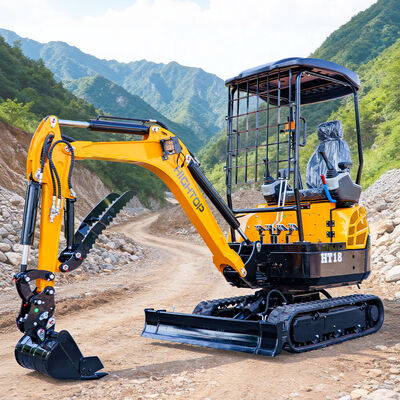 HT-18 وزن 1.8 تن موتور کوبوتا مینی حفاری